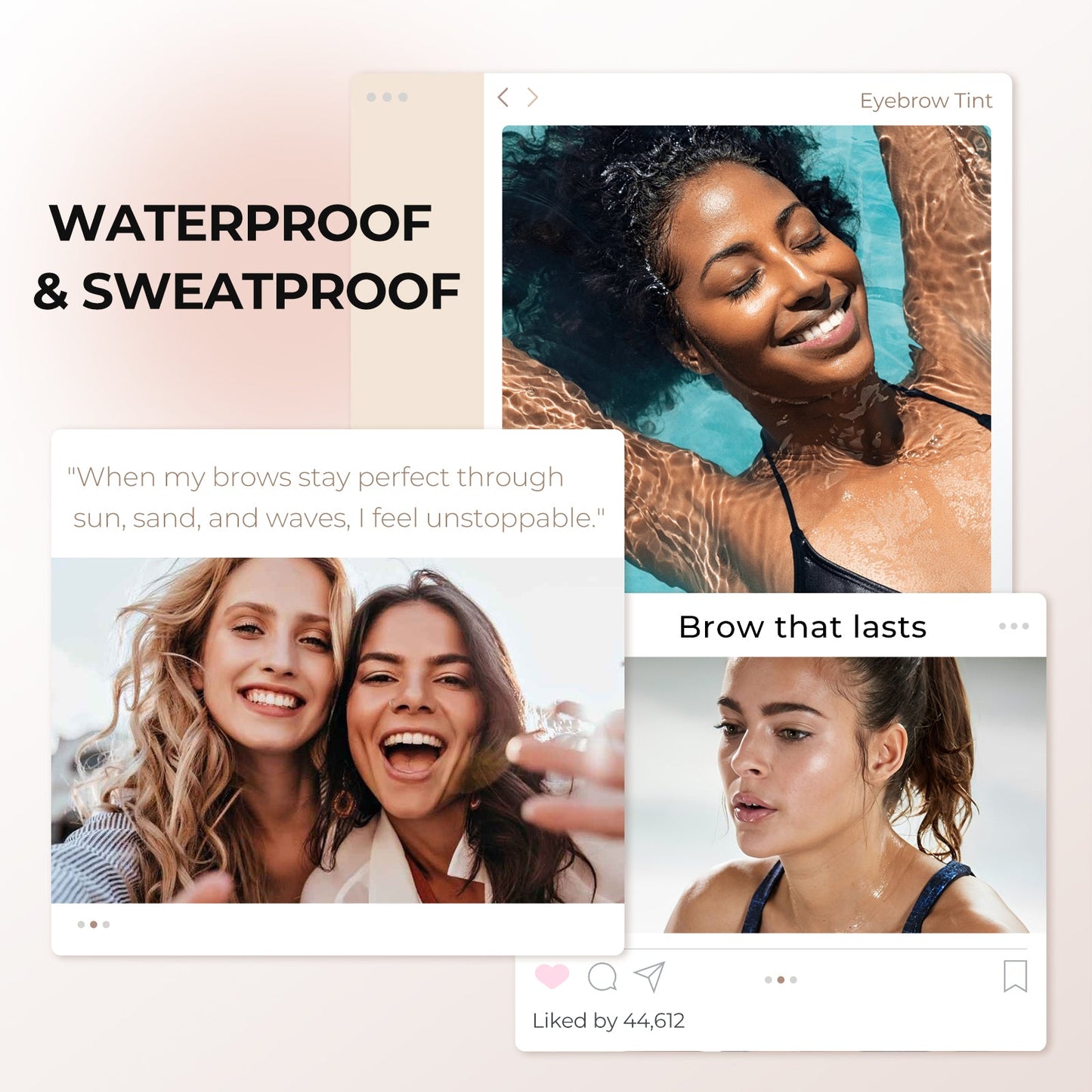 Sweat-proof Eyebrow Tint Kit
