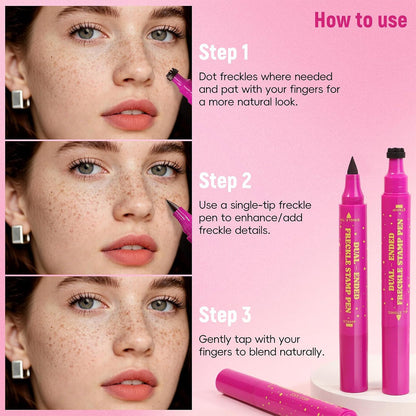 last-day-buy-1-get-1-free-Waterproof Freckle Pen – Natural Fake Freckles Makeup