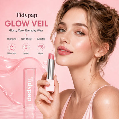 🔥Last Day Buy 1 Get 1 Free|Tidypap GLOW VEIL LIP SHEEN OIL BALM
