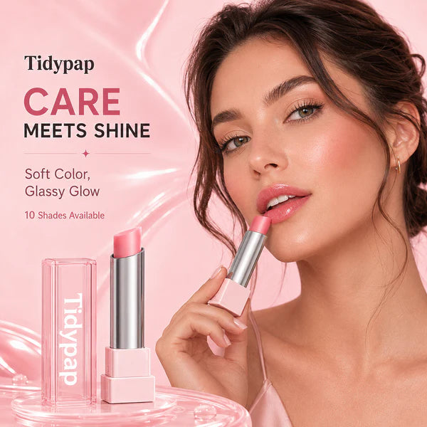 🔥Last Day Buy 1 Get 1 Free|Tidypap GLOW VEIL LIP SHEEN OIL BALM