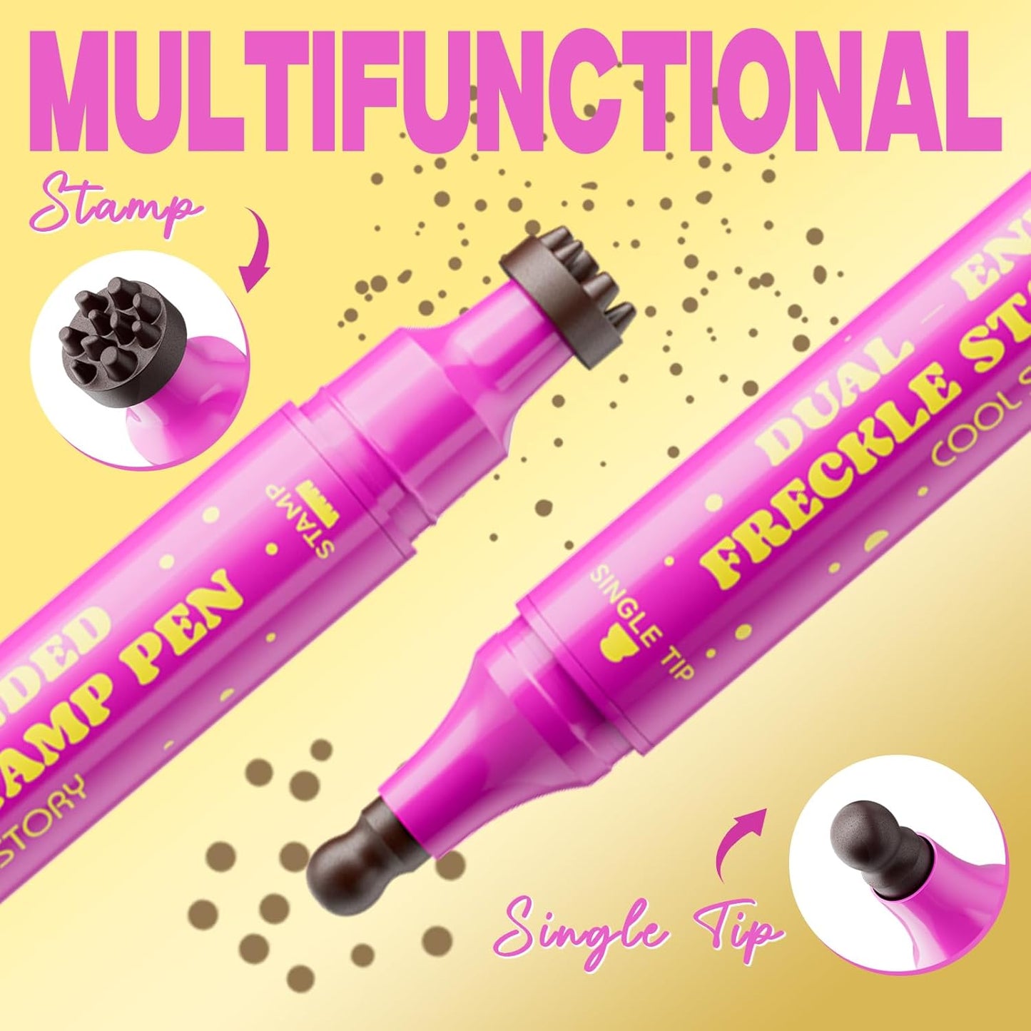 last-day-buy-1-get-1-free-Waterproof Freckle Pen – Natural Fake Freckles Makeup