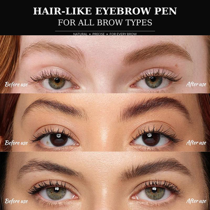 Skavix 2-in-1 4D Microblading Eyebrow Pen – Waterproof Dual-Ended Brow Pencil for Natural Hair-Like Strokes