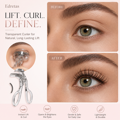 Edertas 2-in-1 Wide-Angle Lash Curler Set