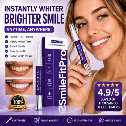 SmileFitPro PAP+ Purple Teeth Whitening Pen