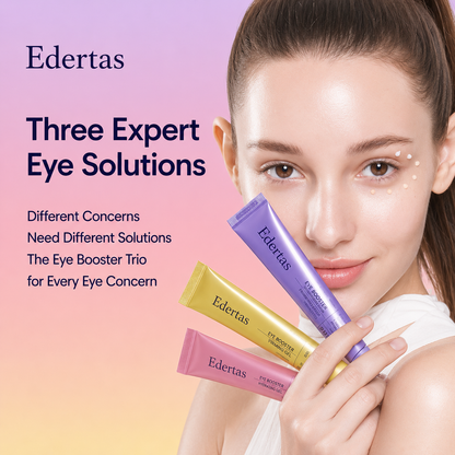 Edertas Eye Rescue Trio – Brighten, Depuff & Smooth Tired Eyes