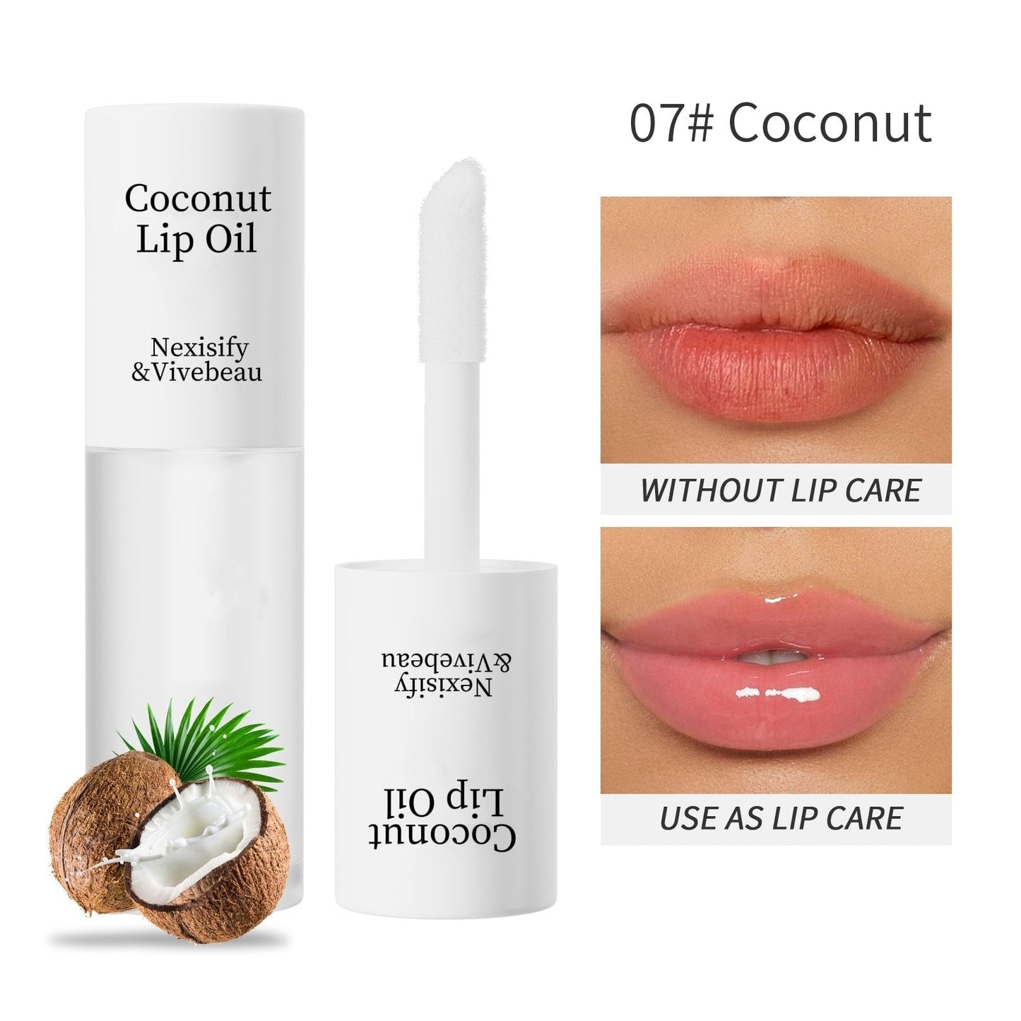 【🔥Final 3 hours 50% off🔥 】:Korean Lip Oil + Lip Stain-Shiny Mirror Finish, Non-stick Cup Long Lasting