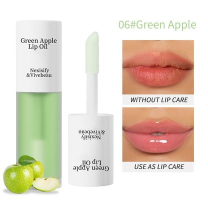 【🔥Final 3 hours 50% off🔥 】:Korean Lip Oil + Lip Stain-Shiny Mirror Finish, Non-stick Cup Long Lasting